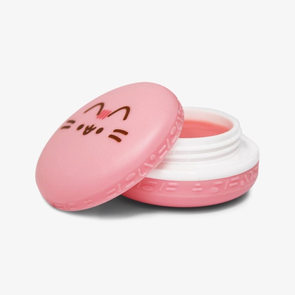 NWT Pusheen x The Crème Shop Macaron Lip Balm Strawberry - Picture 3 of 3